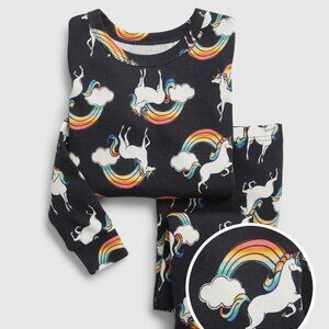 Baby Gap 18-24 Months Unicorn PJ Set Long Sleeve Shirt and Pants